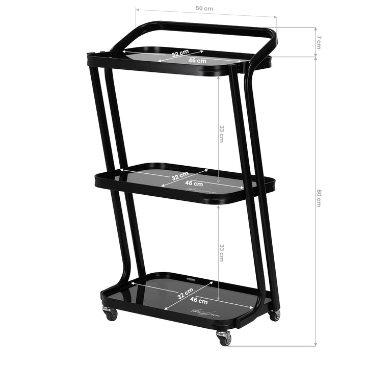 Kosmetikwagen Pro-Ink 6701 Schwarz - Bild 8