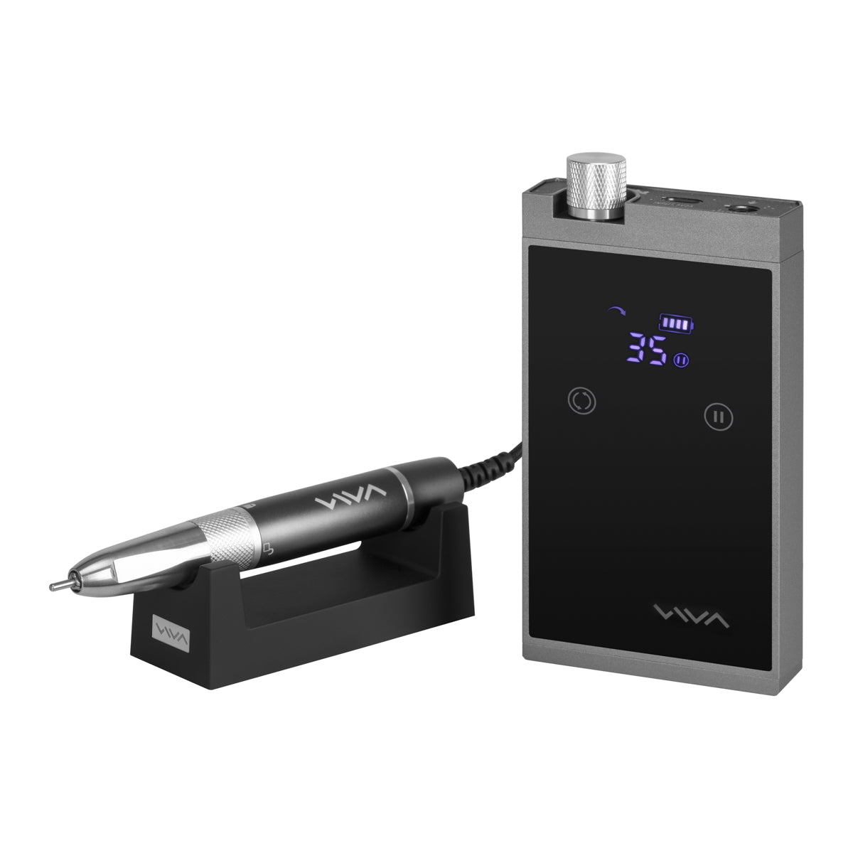 Nagelfräser Viva Pro 601 Bürstenlos Grau