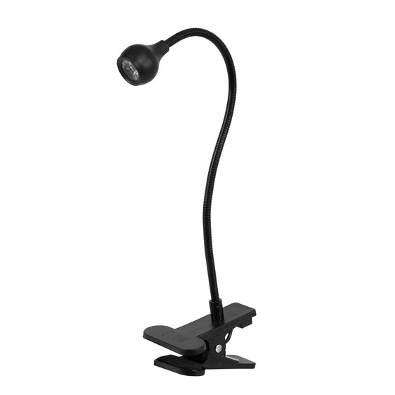 UV Lamp LED mit Klemme Glow Snake Schwarz