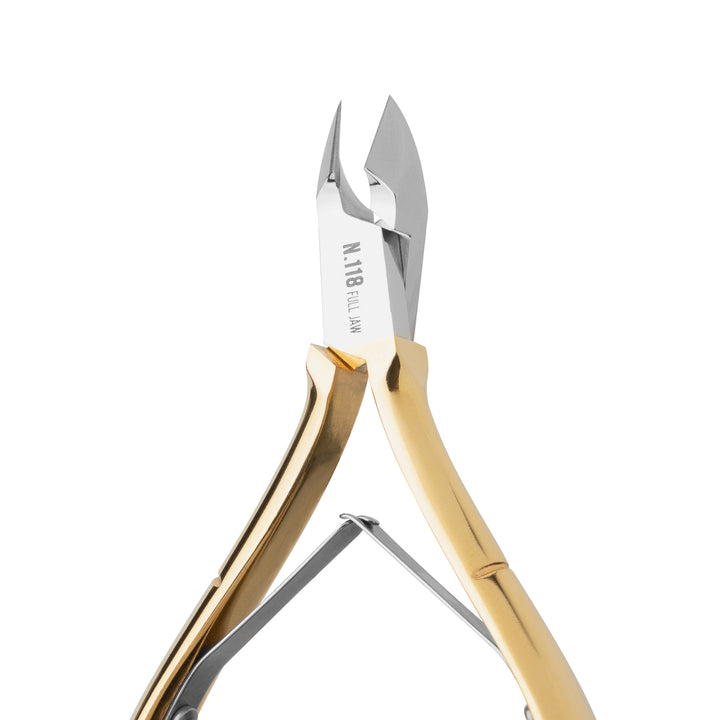 Nagelzange Nghia Export N-118 8 mm Gold - Bild 3