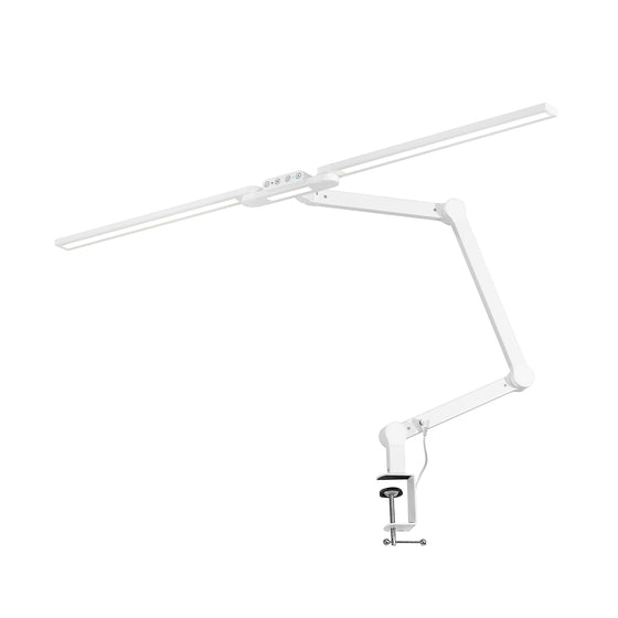 LED-Lampe mit Klemme und einstellbarer Farb- und Lichtintensität Glow L04 Weiß