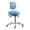 Arbeitshocker Höhenverstellbar mit Lehne Giovanni 1005 Blau