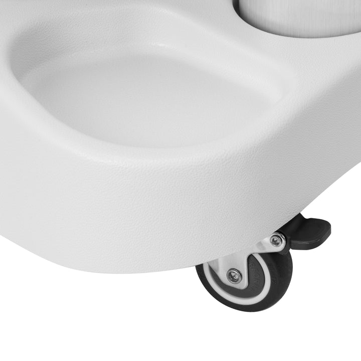 Trolley mit Fußstütze für Fußbadewanne Azzurro Weiß - Bild 9