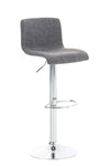 Barhocker 105 Stoff Hellgrau