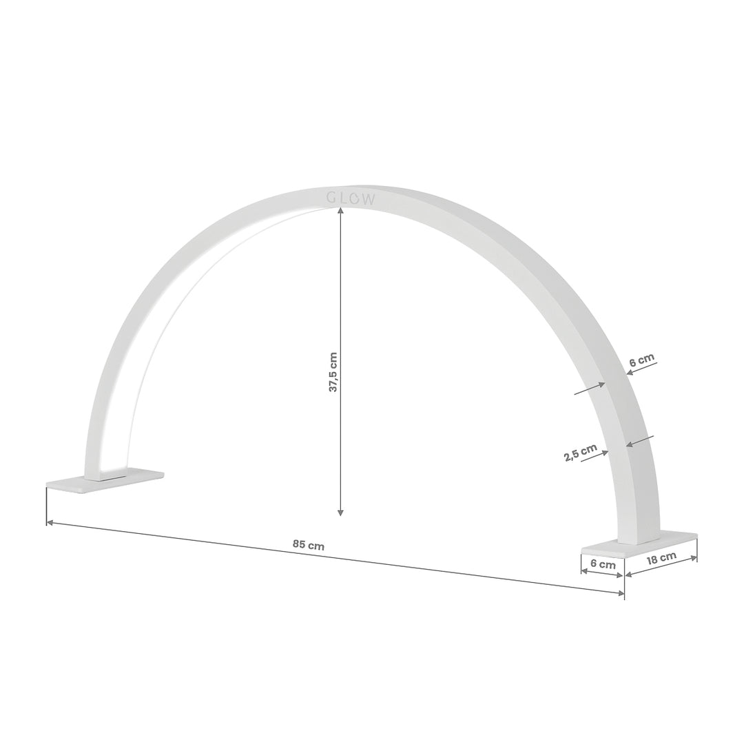 Manikurelampe LED mit einstellbarer Lichtintensität Glow Arche II Grau - Bild 7