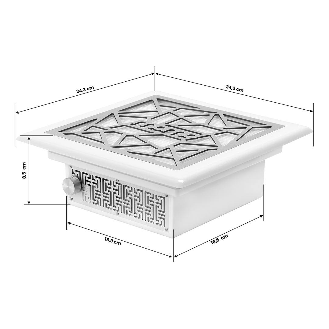 Staubabsauger Nägel Einbau Momo J-404 Weiß - Bild 10