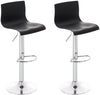 2er-Set Barhocker 105 Kunststoff Schwarz