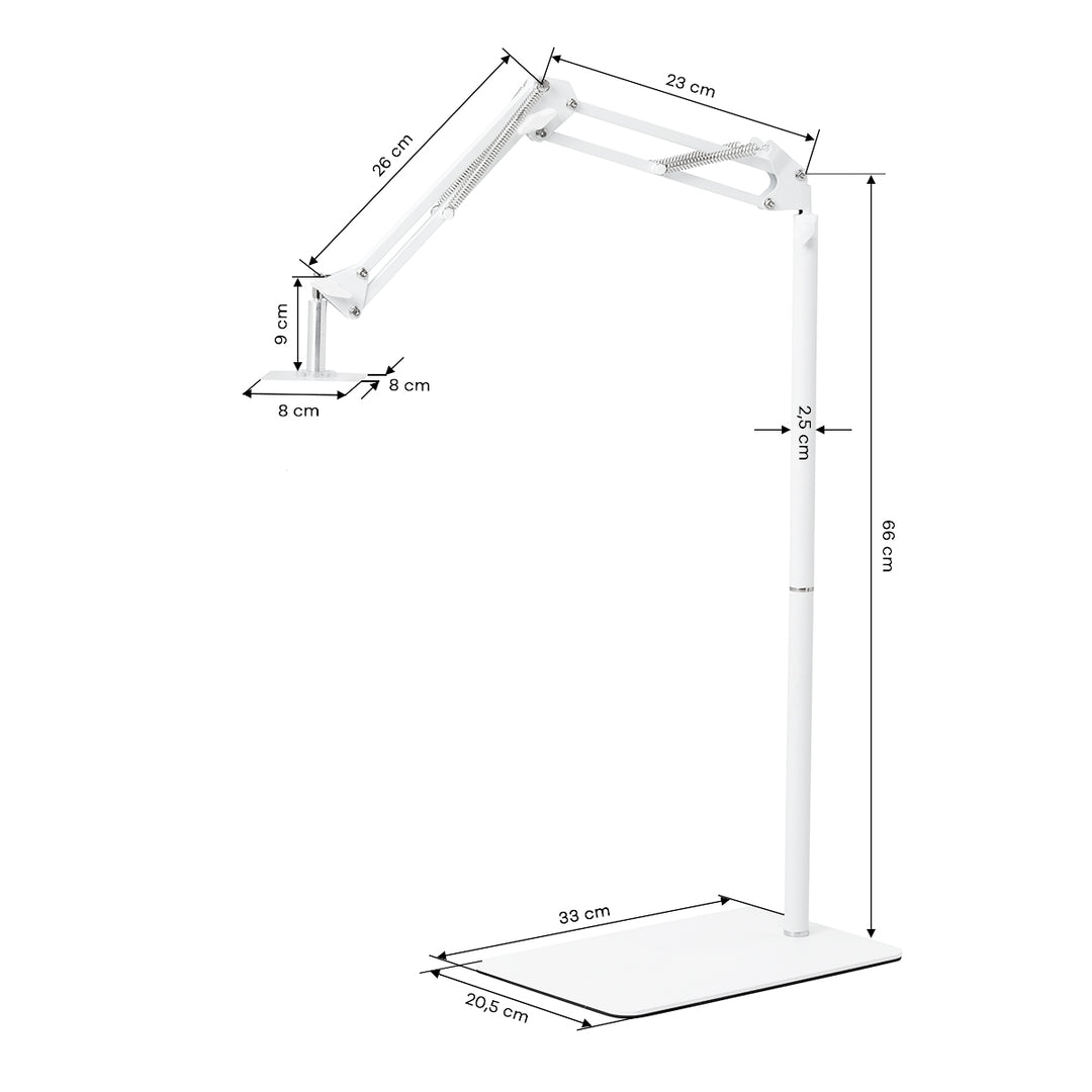 Stativ für UV Lampe Pediküre Glow Weiß - Bild 5