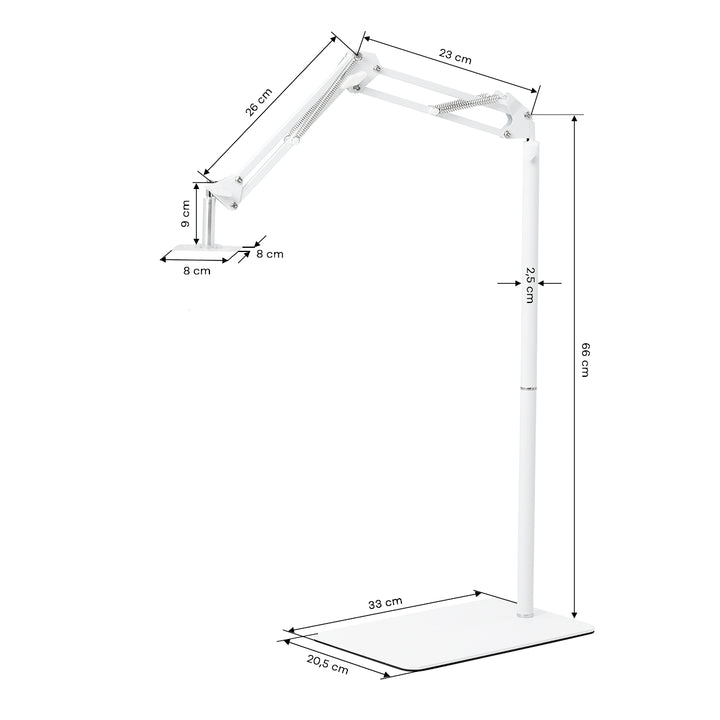 Stativ für UV Lampe Pediküre Glow Weiß - Bild 5