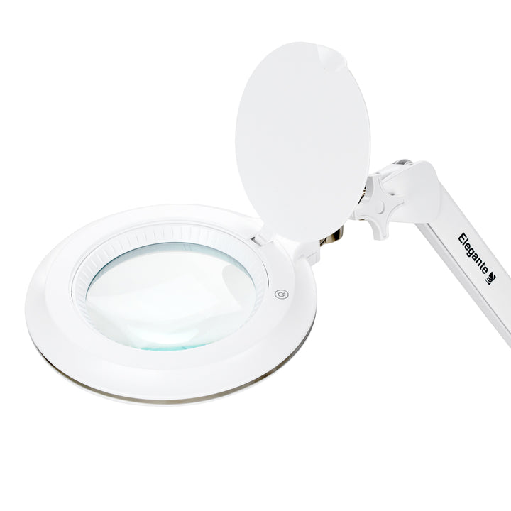 Lupenlampe LED 60 SMD 3D mit Schraubklemme Elegante 6031 Weiß - Bild 3