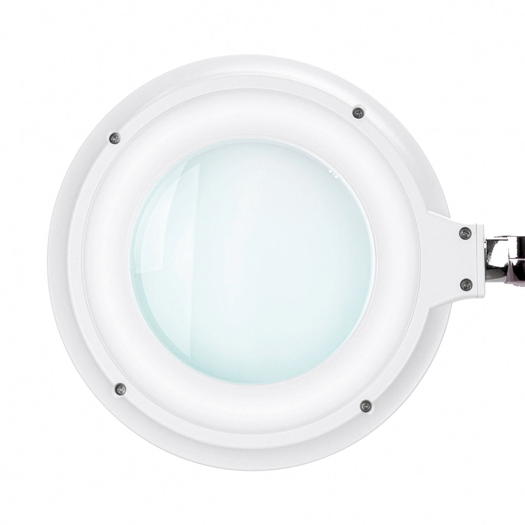Lupenlampe LED 60 SMD 3D mit Schraubklemme Elegante 6031 Weiß - Bild 4