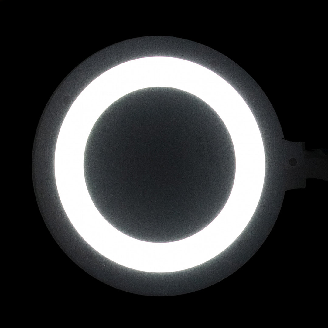 Lupenlampe LED 60 SMD 3D mit Schraubklemme Elegante 6031 Weiß - Bild 5