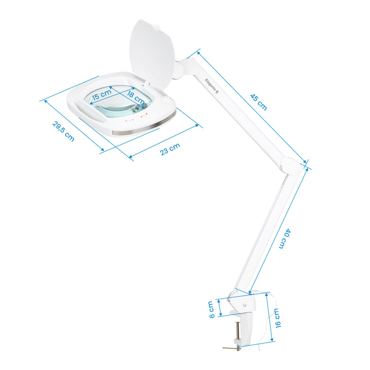 Lupenlampe LED 60 SMD mit Schraubklemme Elegante 6030 Weiß - Bild 8