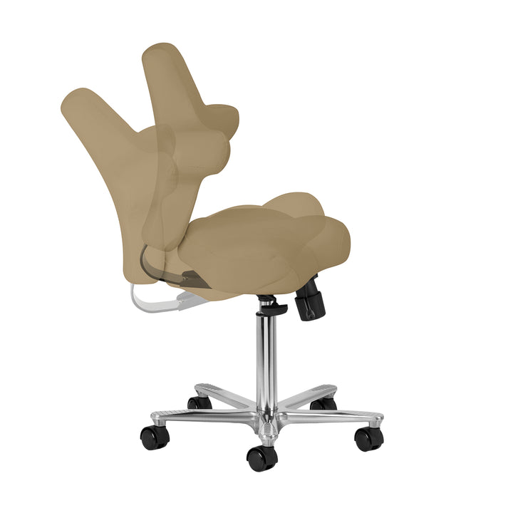 Rollhocker mit Lehne Azzurro Special 152 Beige - Bild 6