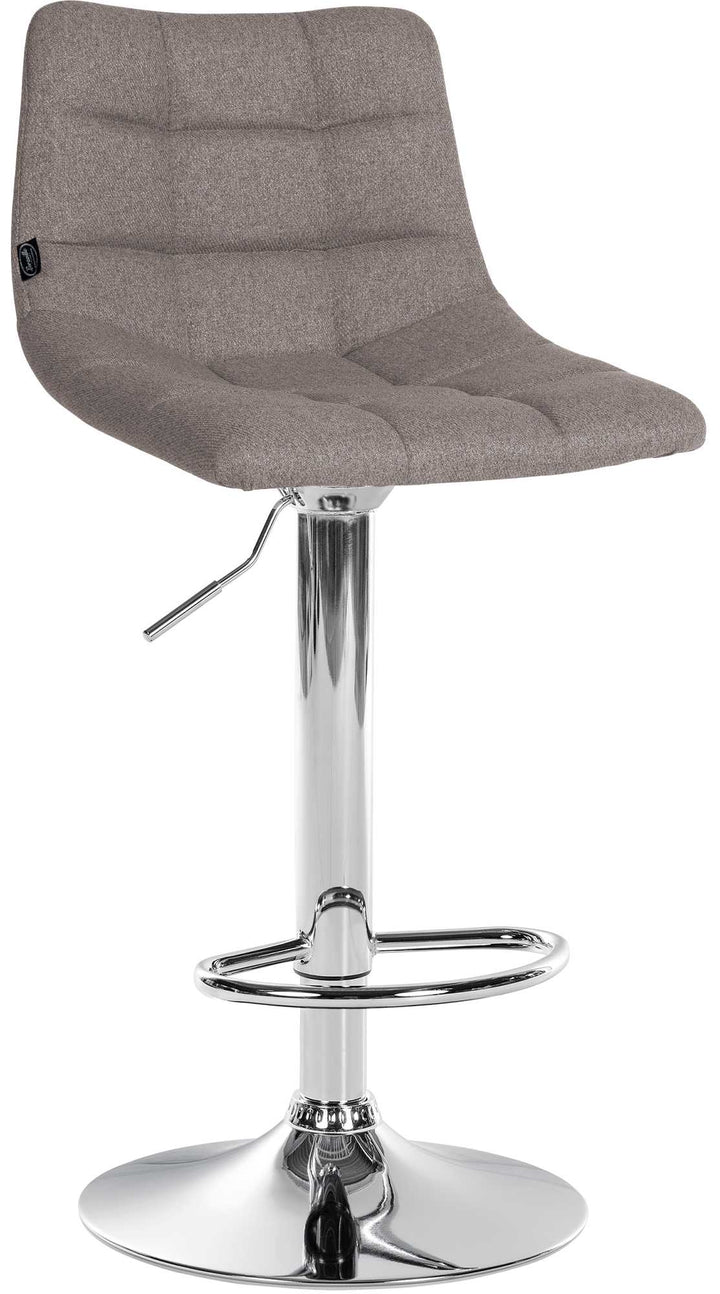 Barhocker 107 Stoff Grau