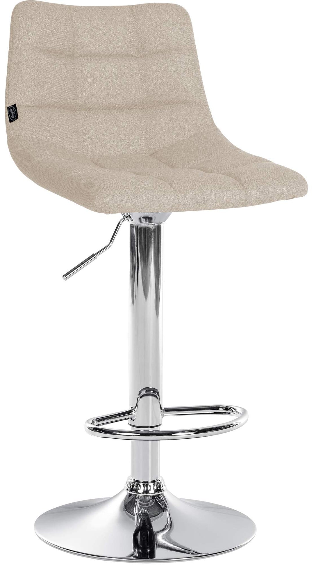Barhocker 107 Stoff Creme