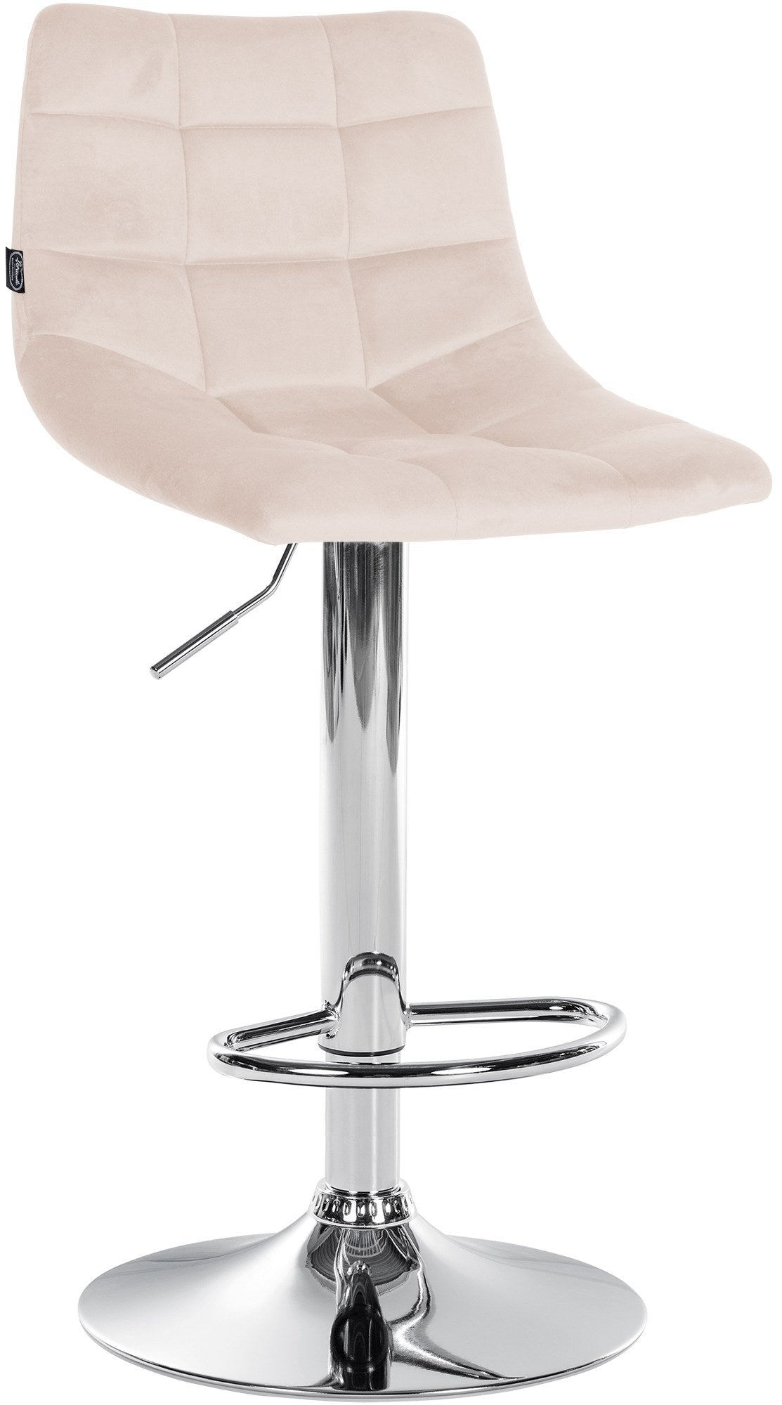 Barhocker 107 Samt Beige