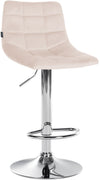Barhocker 107 Samt Beige