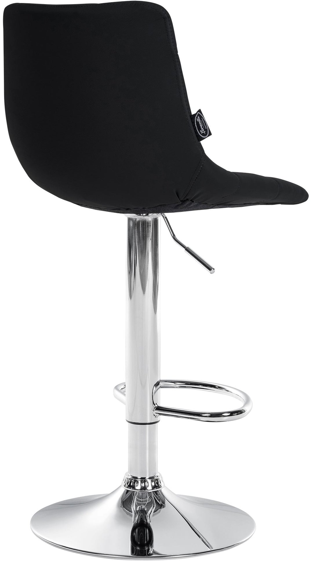 Barhocker 107 Kunstleder Schwarz - Bild 5