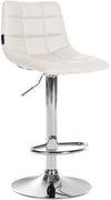 Barhocker 107 Kunstleder Weiß