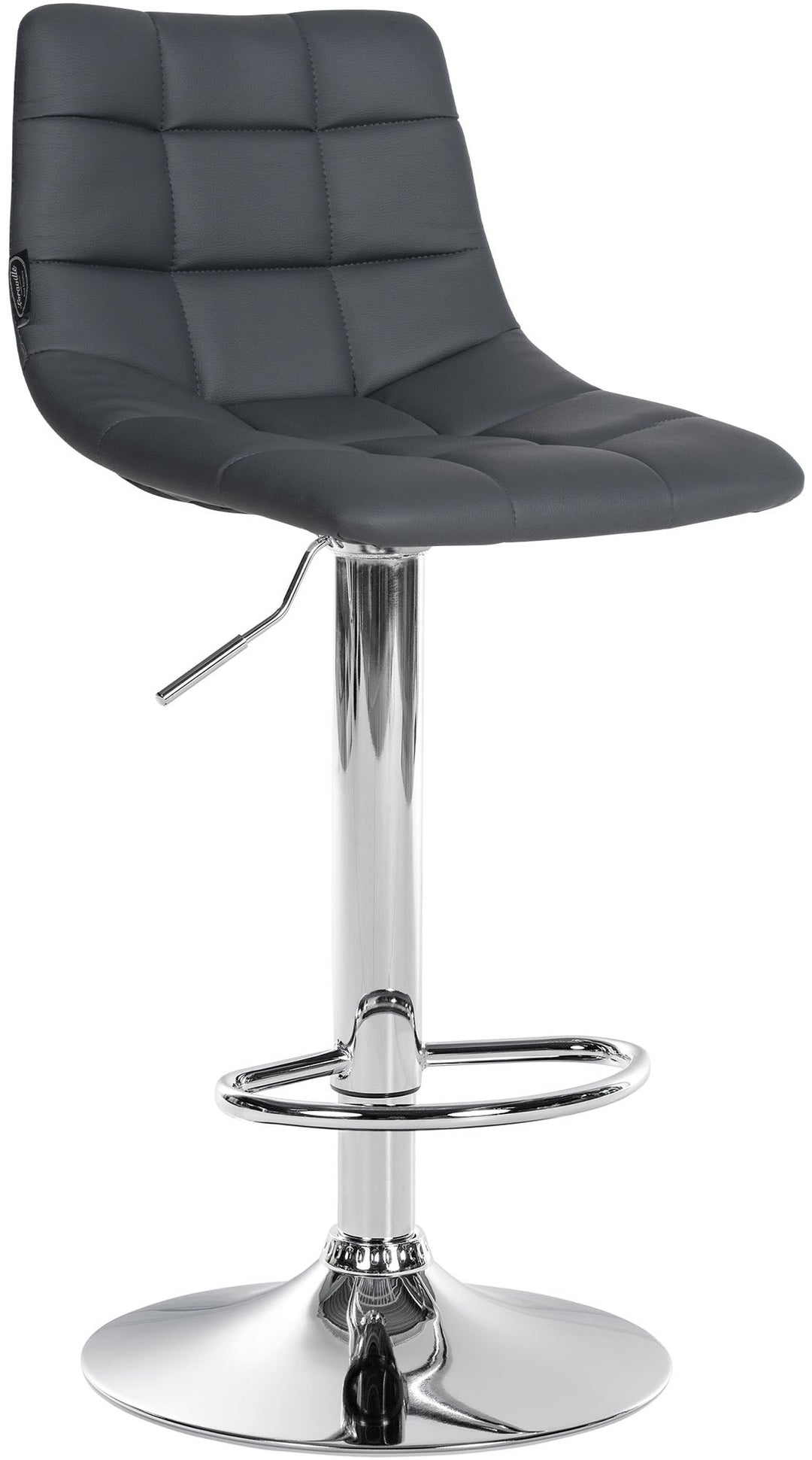 Barhocker 107 Kunstleder Grau