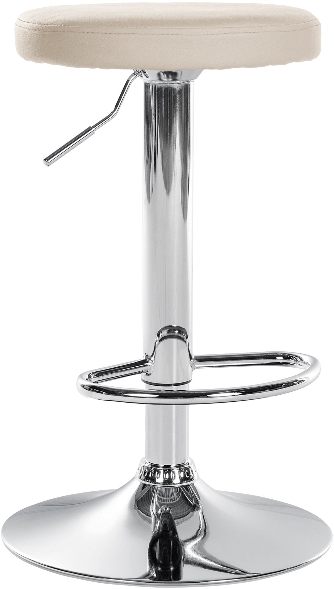 Barhocker 109 Kunstleder Creme