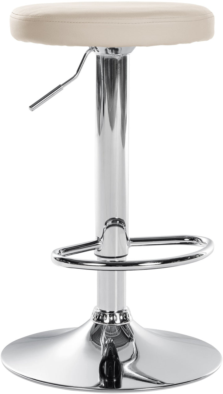 Barhocker 109 Kunstleder Creme