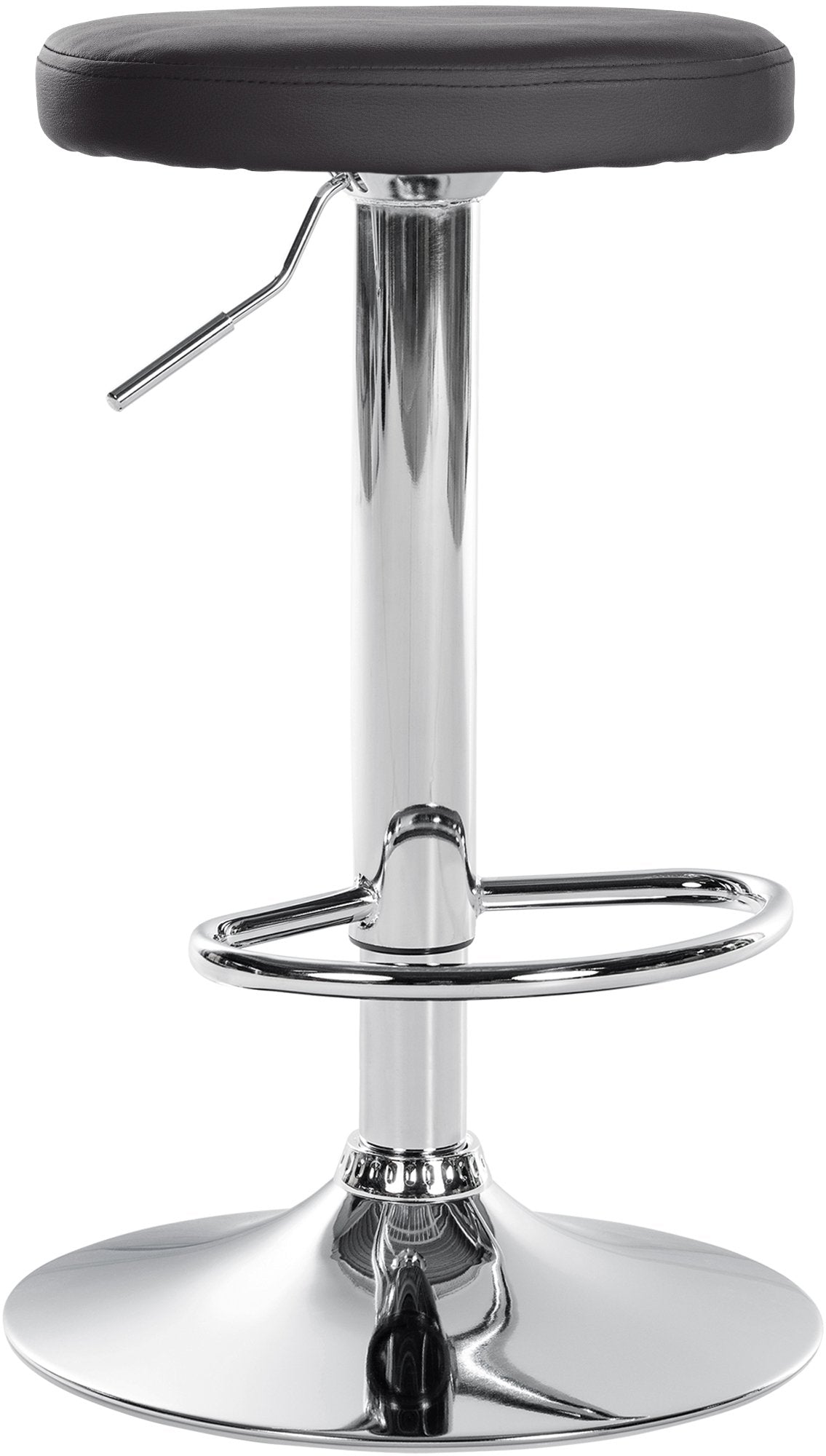 Barhocker 109 Kunstleder Schwarz