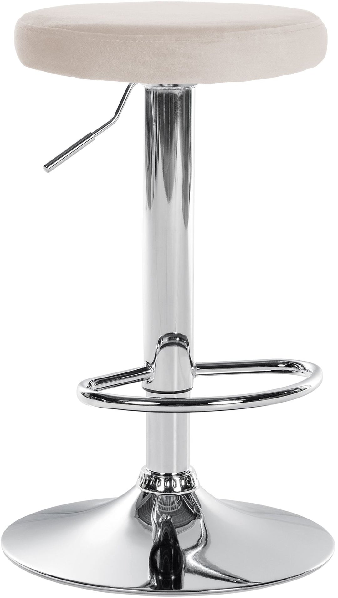 Barhocker 109 Samt Creme