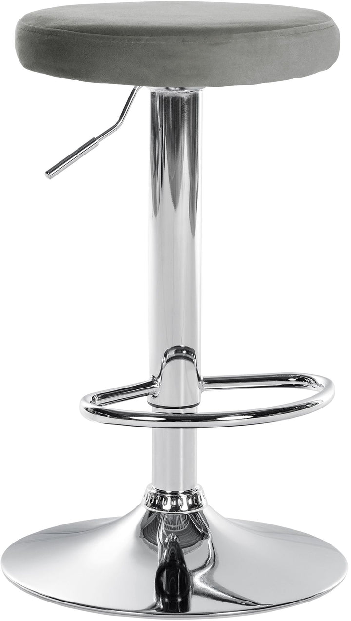 Barhocker 109 Samt Grau