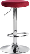 Barhocker 109 Samt Rot