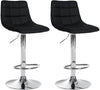 2er-Set Barhocker 107 Kunstleder Schwarz