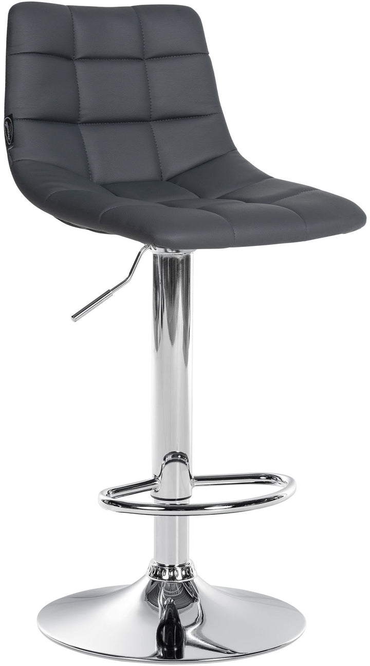 2er-Set Barhocker 107 Kunstleder Grau - Bild 3