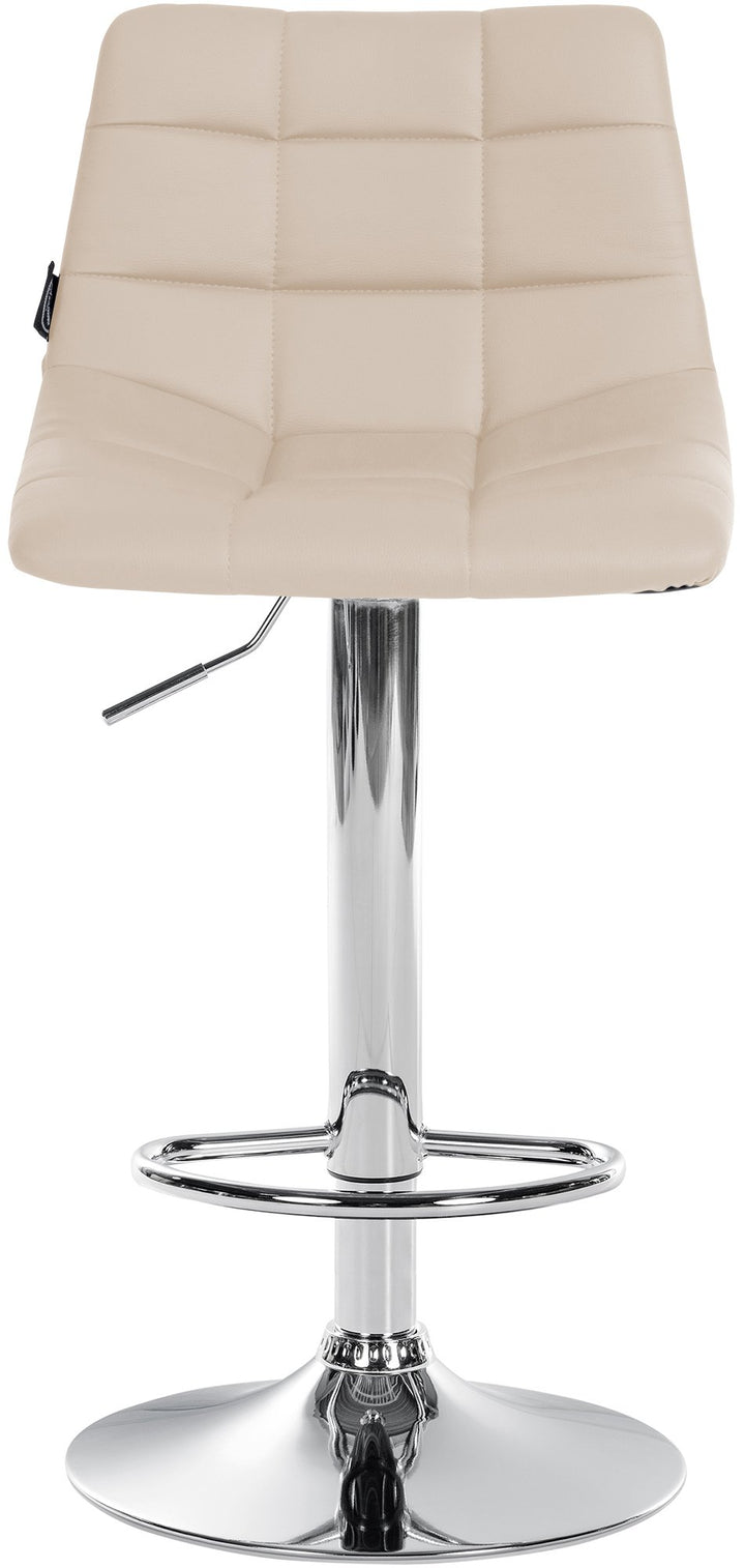 2er-Set Barhocker 107 Kunstleder Creme - Bild 4