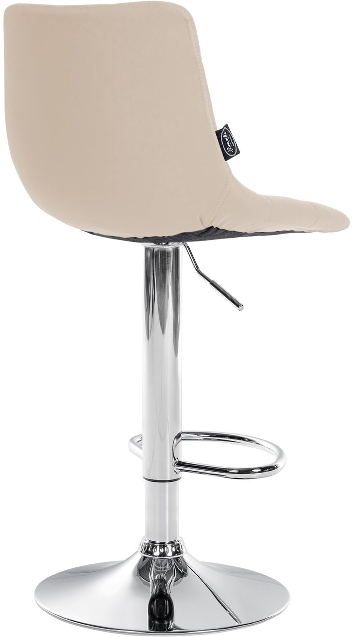 2er-Set Barhocker 107 Kunstleder Creme - Bild 6