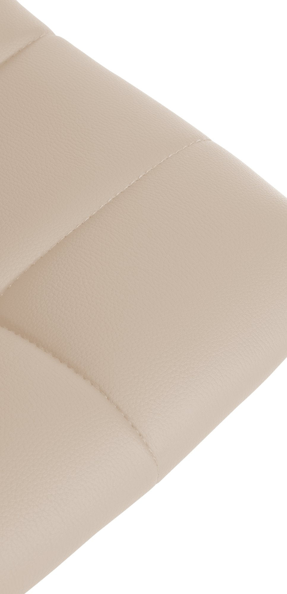 2er-Set Barhocker 107 Kunstleder Creme - Bild 8