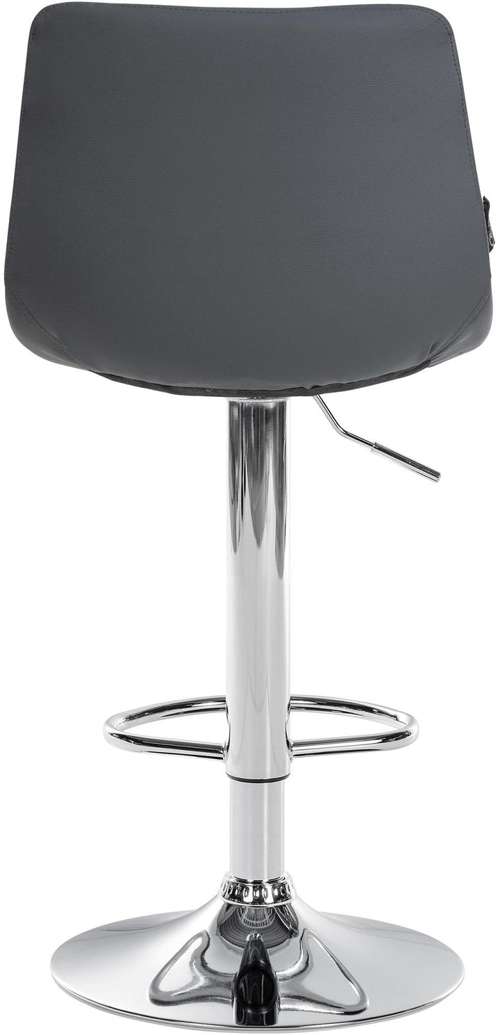2er-Set Barhocker 107 Kunstleder Grau - Bild 7