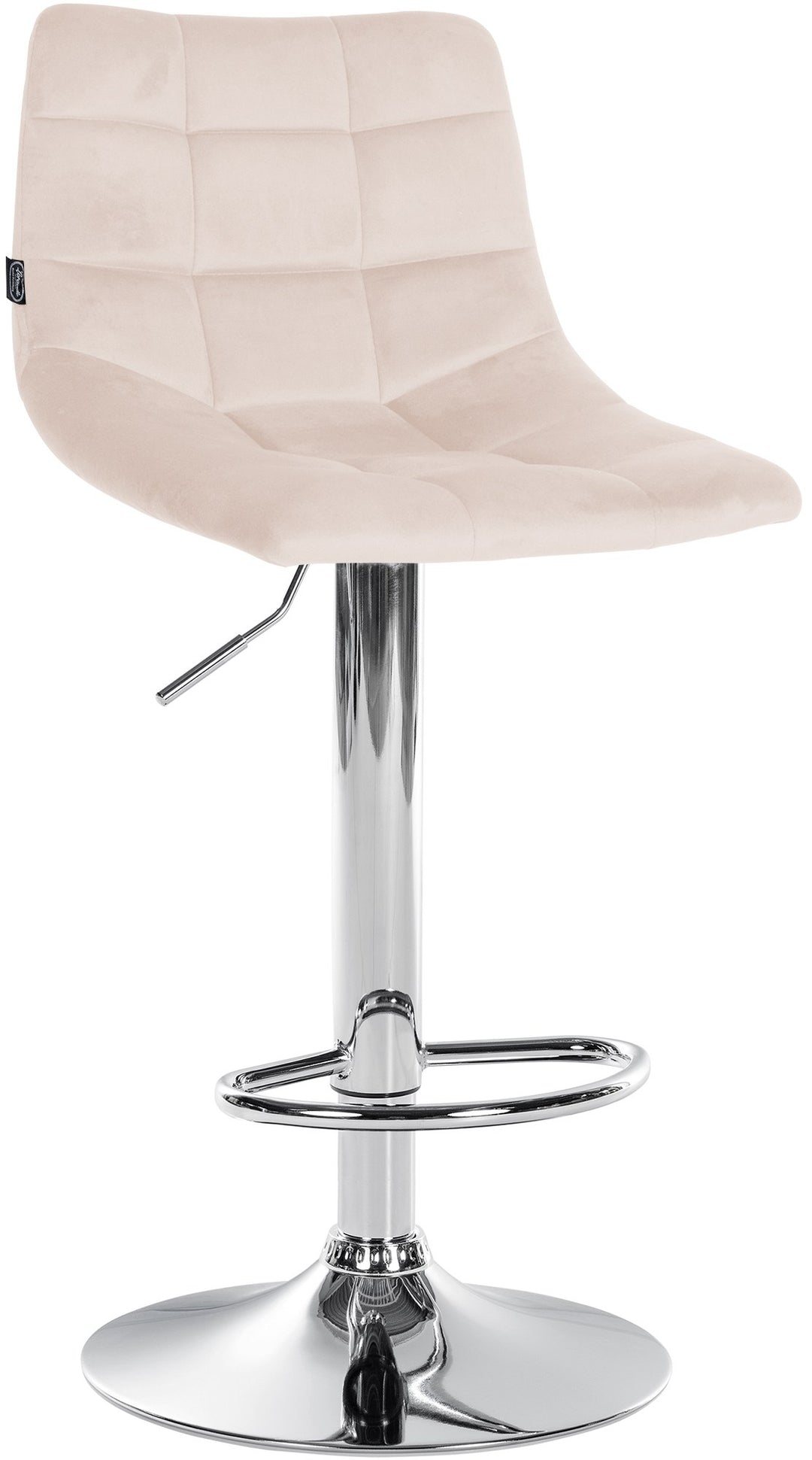 2er-Set Barhocker 107 Samt Beige - Bild 3