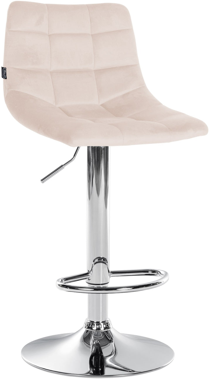 2er-Set Barhocker 107 Samt Beige - Bild 3
