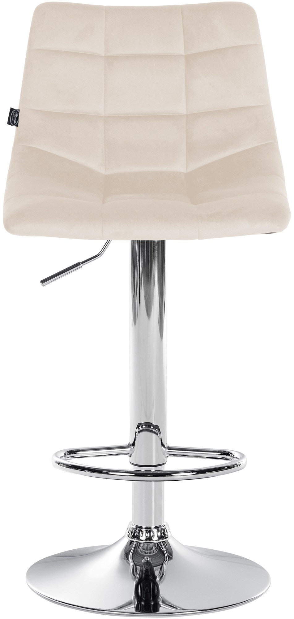 2er-Set Barhocker 107 Samt Creme - Bild 4