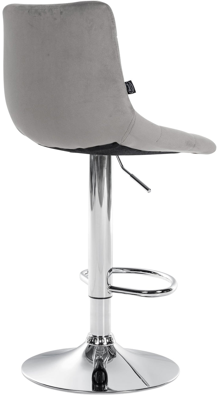 2er-Set Barhocker 107 Samt Grau - Bild 6