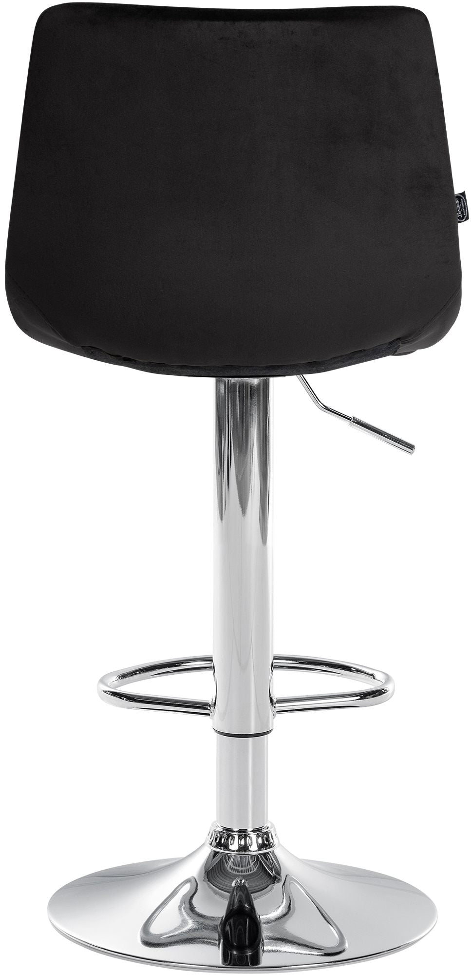 2er-Set Barhocker 107 Samt Schwarz - Bild 7
