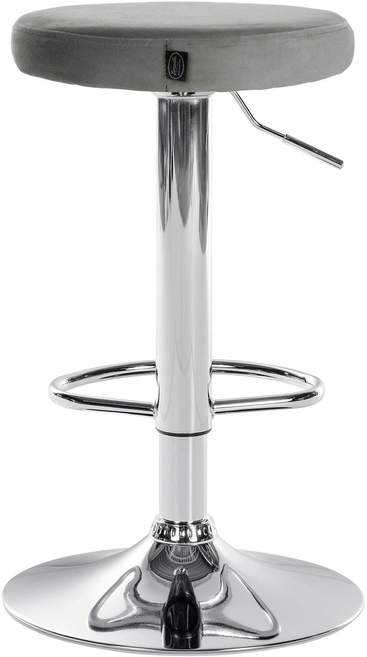 2er-Set Barhocker 109 Samt Grau - Bild 6
