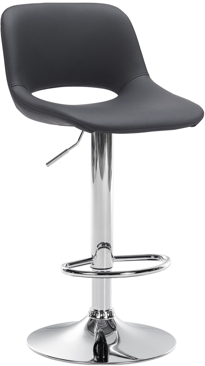 Barhocker 106 Kunstleder Schwarz