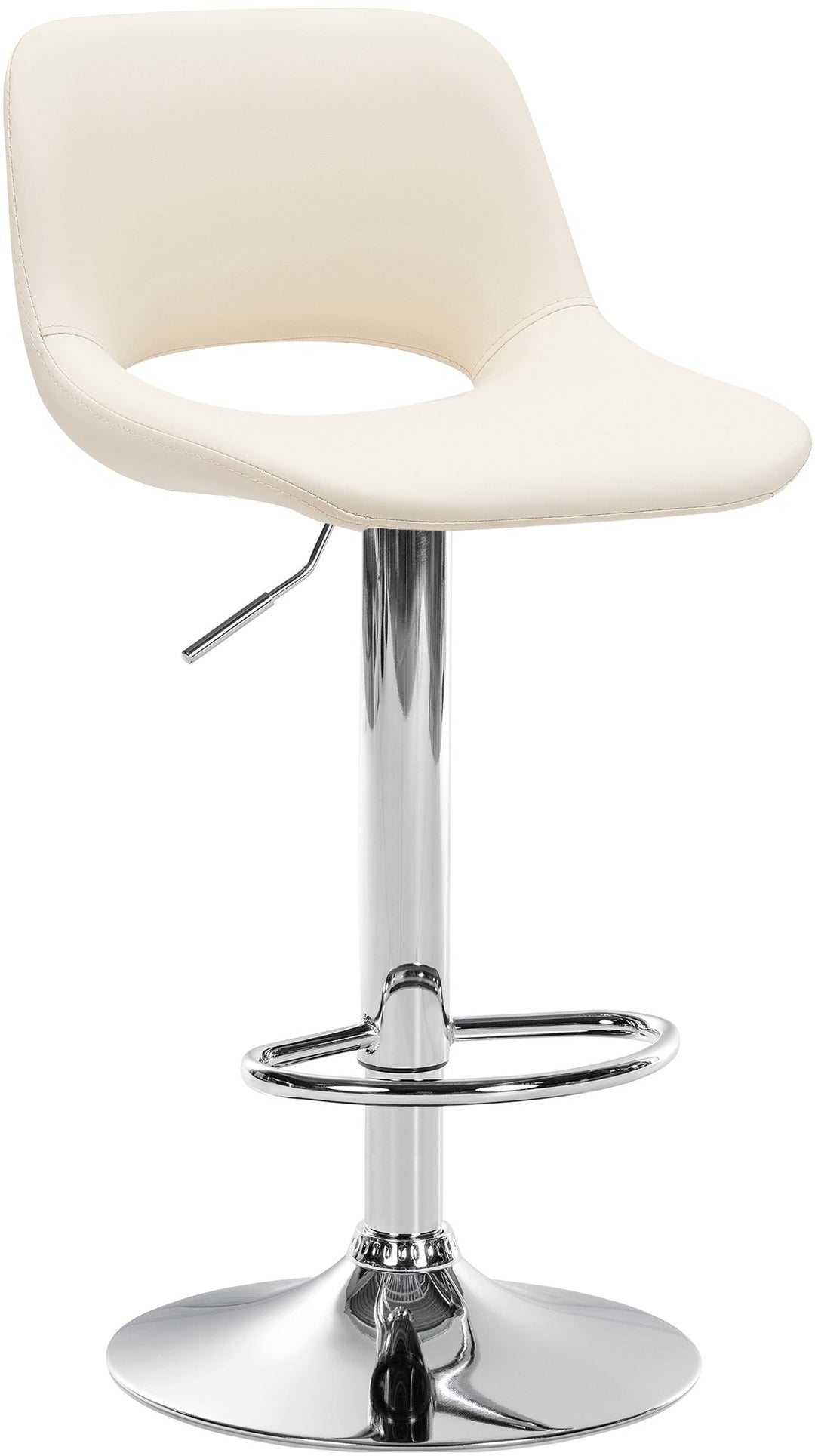 Barhocker 106 Kunstleder Creme