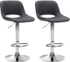 2er-Set Barhocker 106 Kunstleder Schwarz
