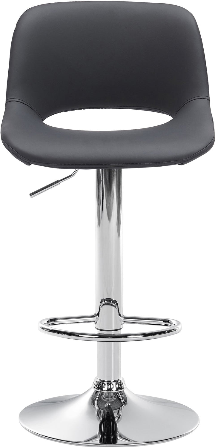 2er-Set Barhocker 106 Kunstleder Schwarz - Bild 5