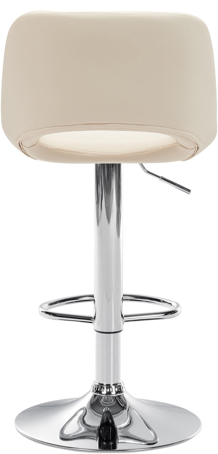 2er-Set Barhocker 106 Kunstleder Creme - Bild 4