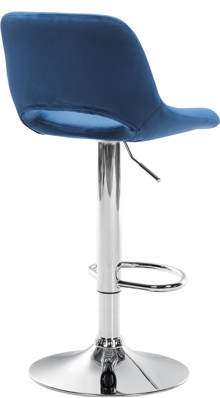 2er-Set Barhocker 106 Samt Blau - Bild 3