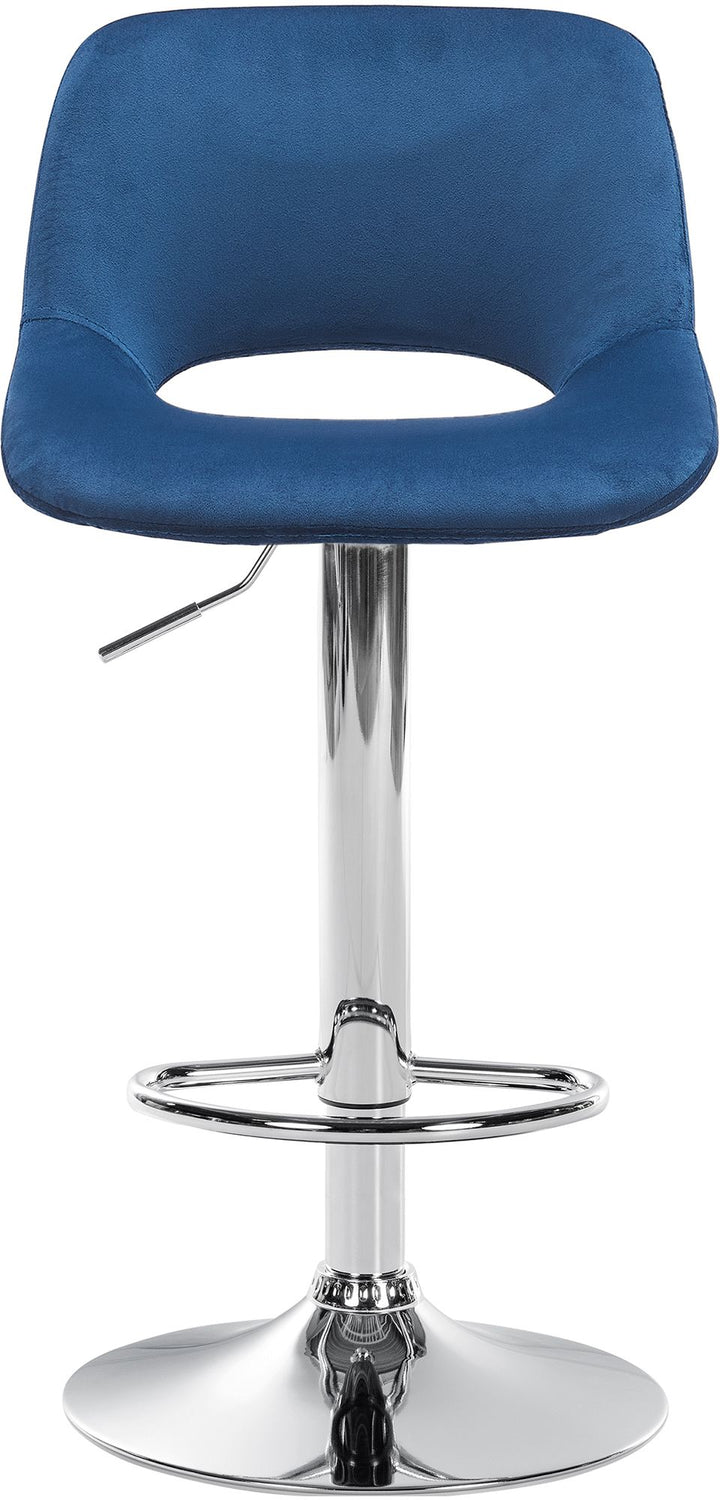2er-Set Barhocker 106 Samt Blau - Bild 5